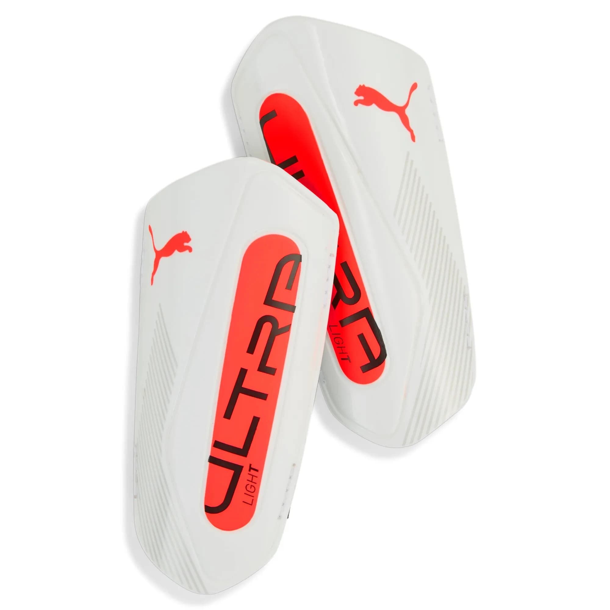 Puma Ultra Light Strap Schienbeinschoner puma white-glowing red L