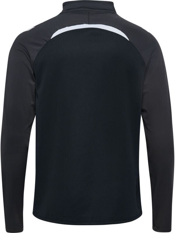 HUMMEL hmlLEAD 2.0 HALF ZIP - BLACK/ASPHALT - 2XL