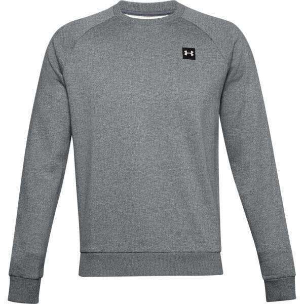Under Armour UA Rival Fleece Crew-BLK Pitch Grau M