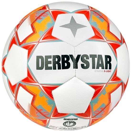 Kopie von Derbystar FB Stratos TT v23 Trainingsball s- light 4 weiß/blau/orange #1