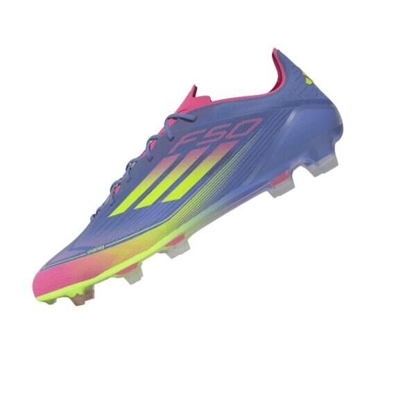 adidas F50 ELITE FG Fussballschuhe adidas F50 ELITE FG Fussballschuhe blau/gelb/pink 13 (48 2/3 EU)