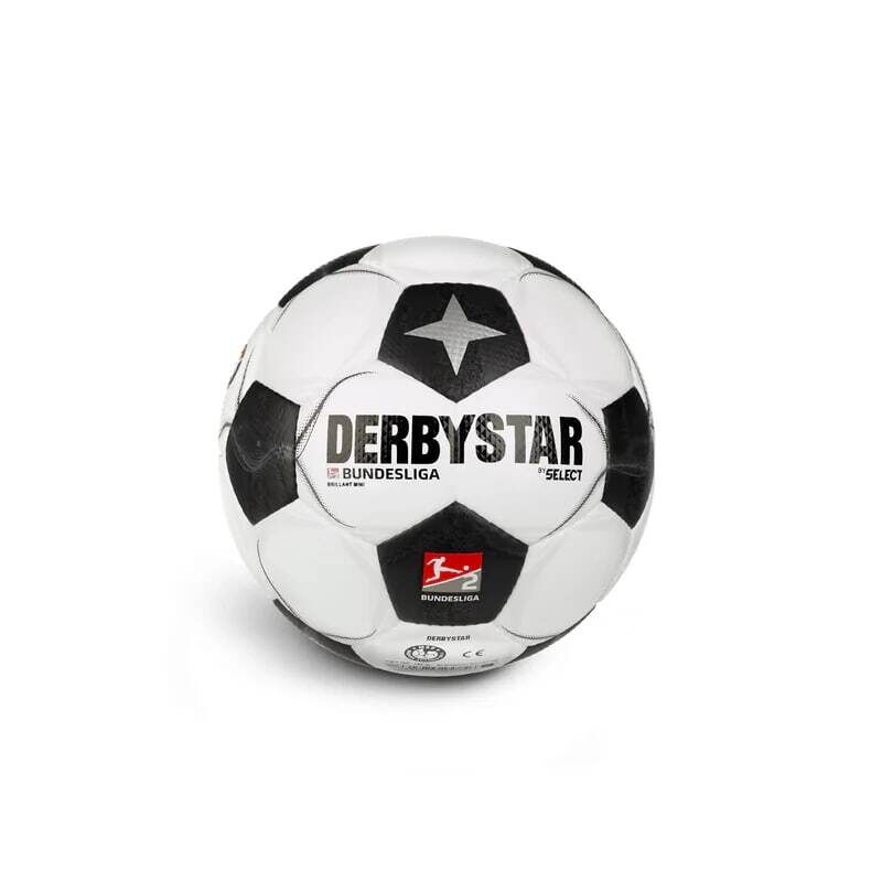 Derbystar MINIFUSSBALL BL BRILLANT - weiss/schwarz - 47 cm
