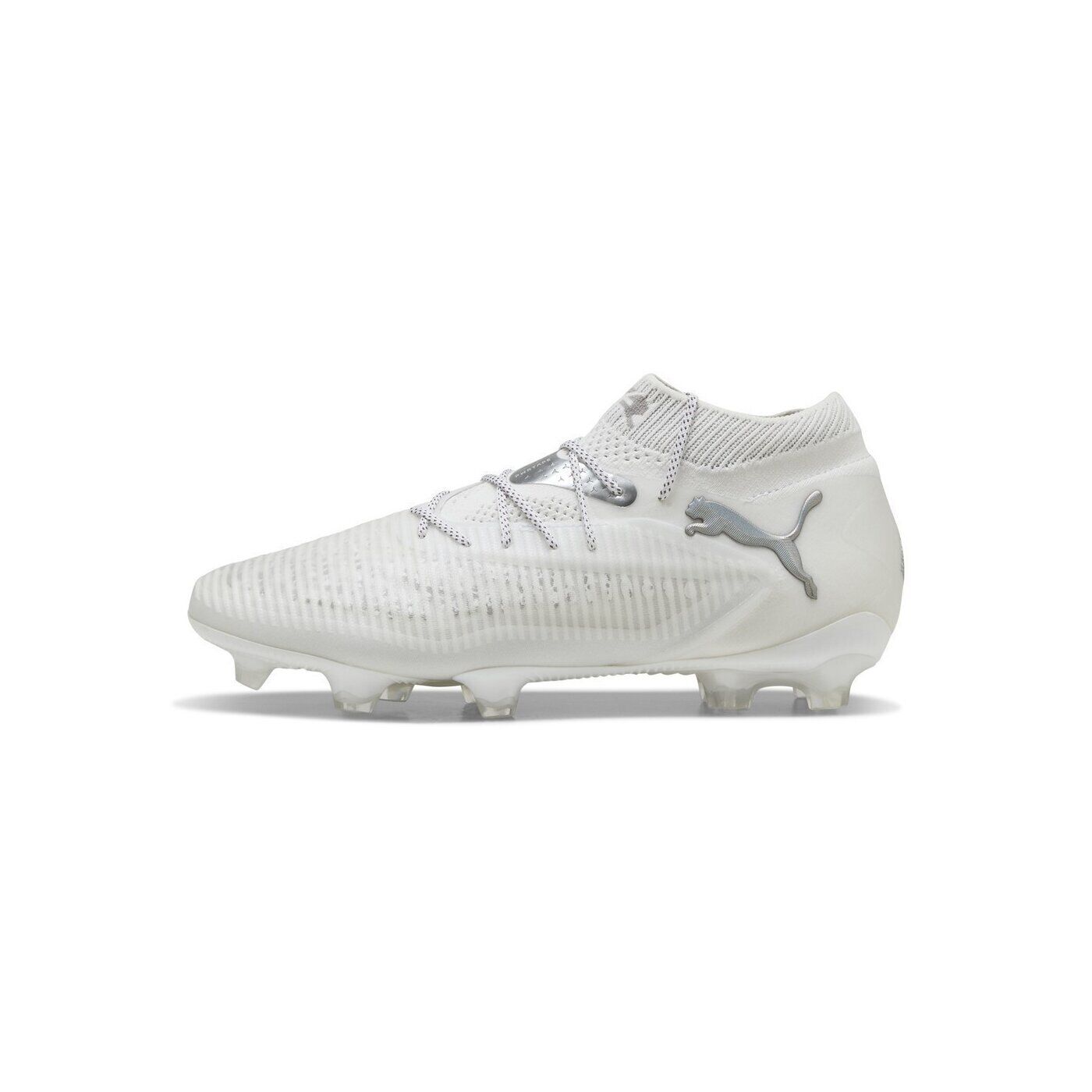 puma white-matte silver