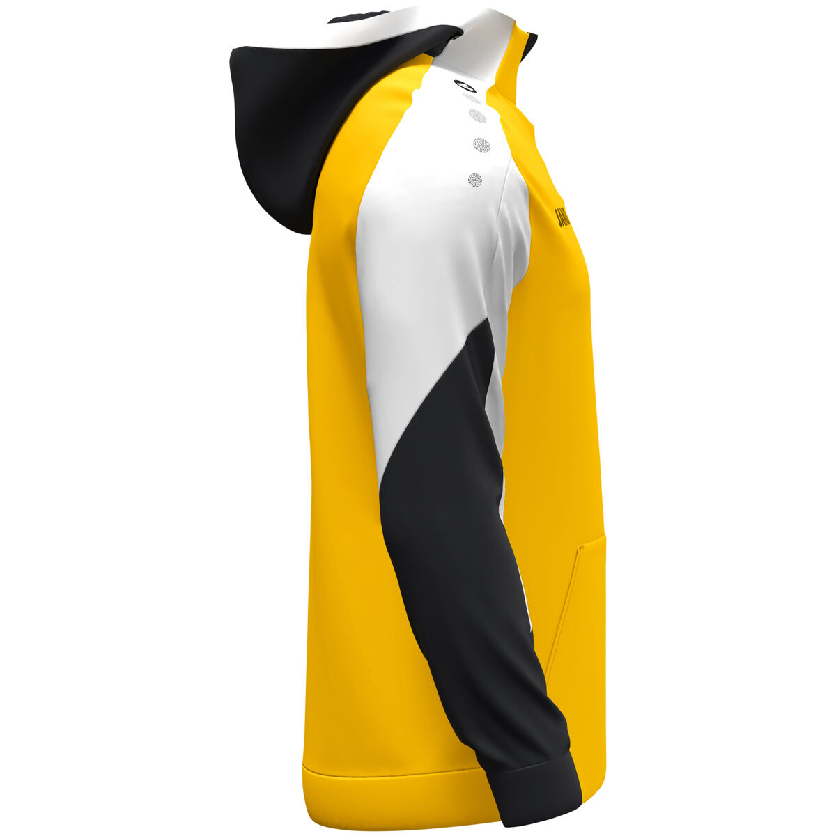 JAKO Zip Hoodie Dynamic gelb/weiß/schwarz 3XL
