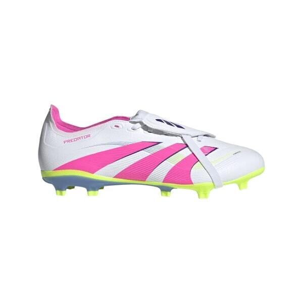 adidas PREDATOR LEAGUE FT FG/MG Fussballschuhe weiß/pink/gelb 13 (48 2/3 EU)