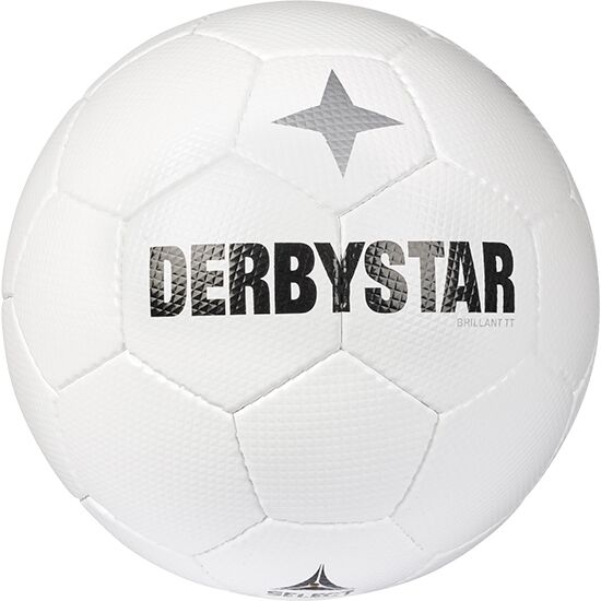 10er Ballpaket Derbystar Brillant TT Classic Trainingsball Größe 5 weiß