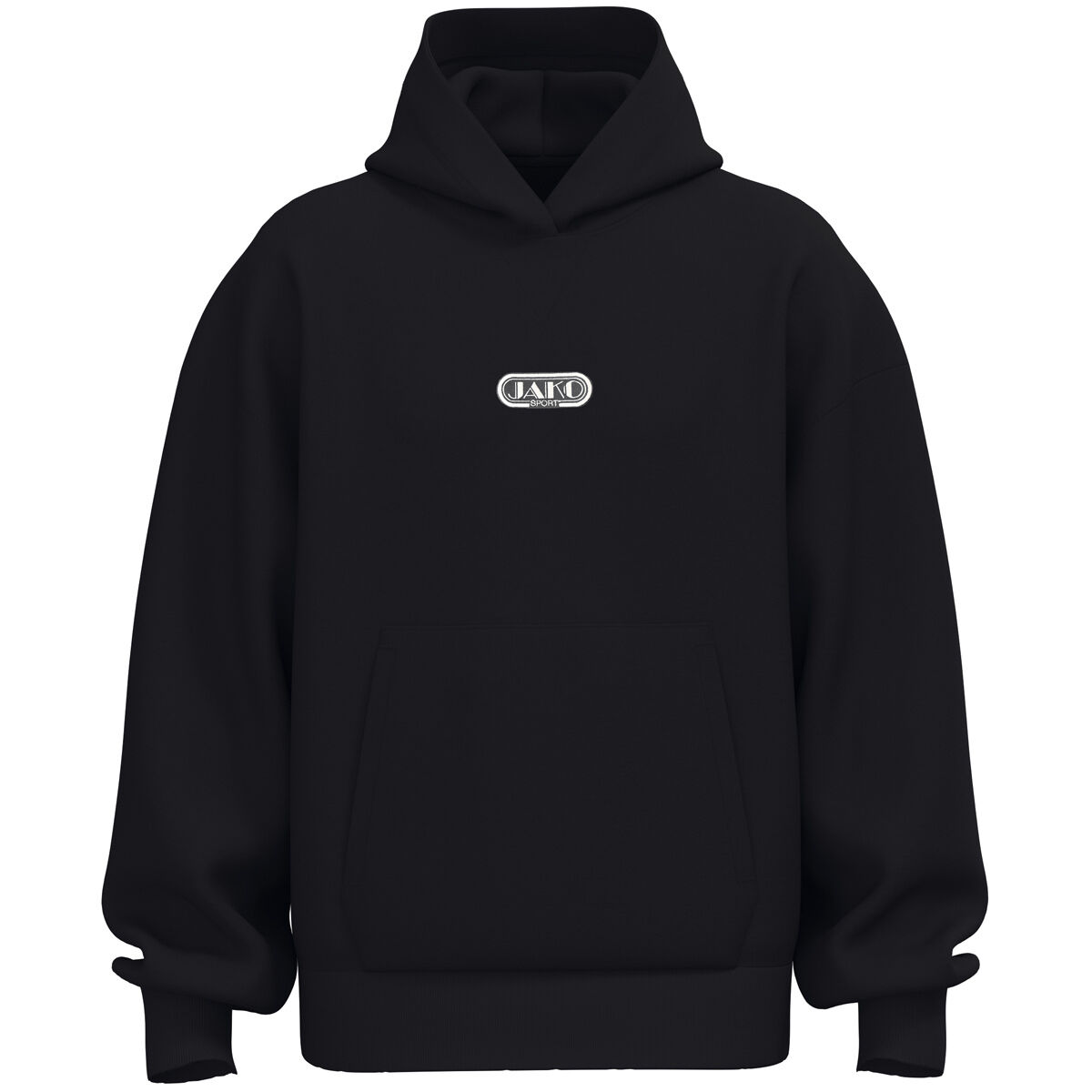 JAKO Kapuzensweat Wardrobe Schwarz XXL