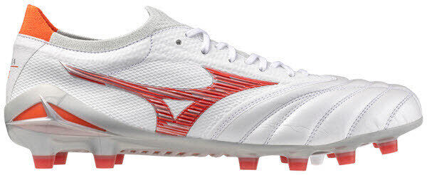 Mizuno Corporation Morelia Neo IV Beta MD Japan Fussballschuhe white/radiant Red 42