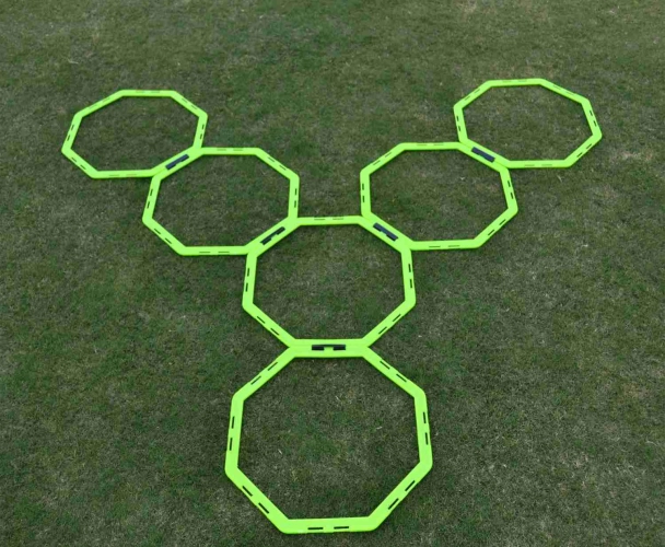 Lynxsport GmbH 12er Set - Achteckige Koordinationsringe (Oktogon)