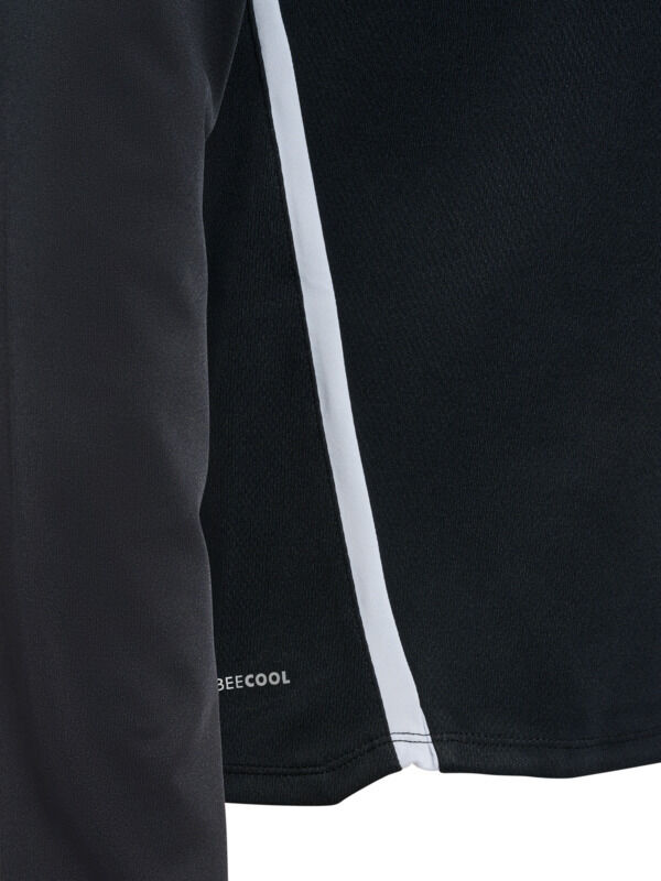 HUMMEL hmlLEAD 2.0 HALF ZIP - BLACK/ASPHALT - 2XL