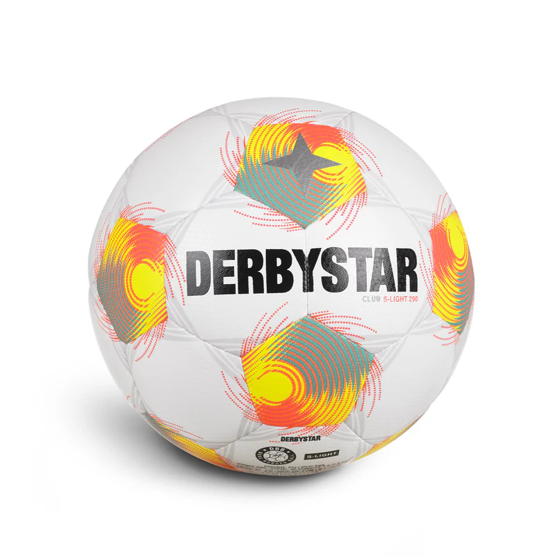 20er Ballpaket Derbystar FB-CLUB S-LIGHT 290 v26 Jugend Trainingsball weiß/gelb/grün 5