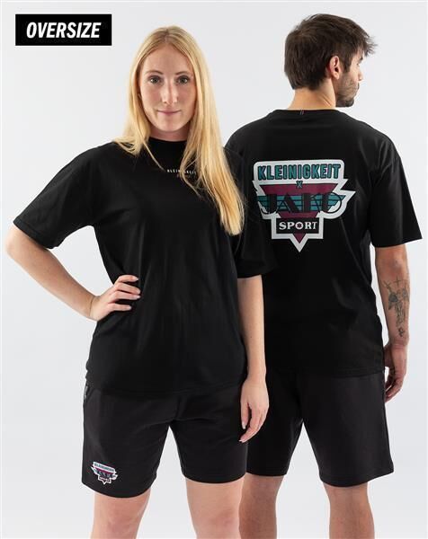 Retroragendes T-Shirt schwarz 3XL