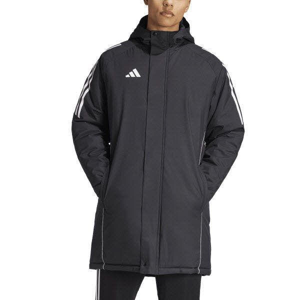adidas Tiro 24 Parka Stadionjacke schwarz/weiß XXXL