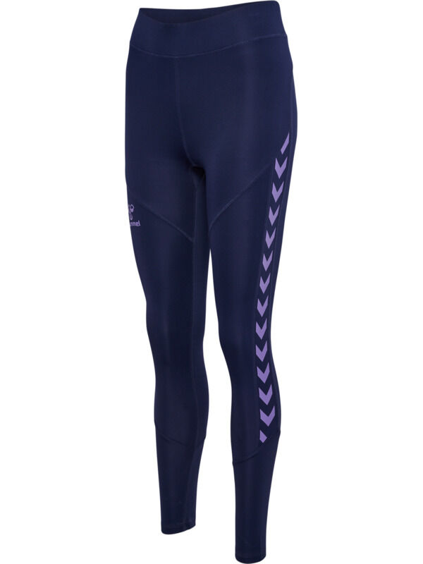Hummel hmlSTALTIC HW POLY TIGHTS WOMAN MARINE/PAISLEY PURPLE S Hummel hmlSTALTIC HW POLY TIGHTS WOMAN MARINE/PAISLEY PURPLE S
