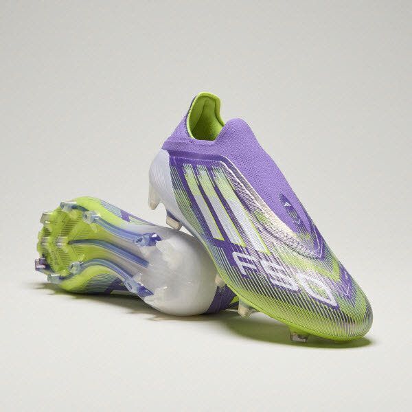 adidas F50 Elite LL FG Fussballschuhe lila/weiß/gelb 13 (48 2/3 EU)