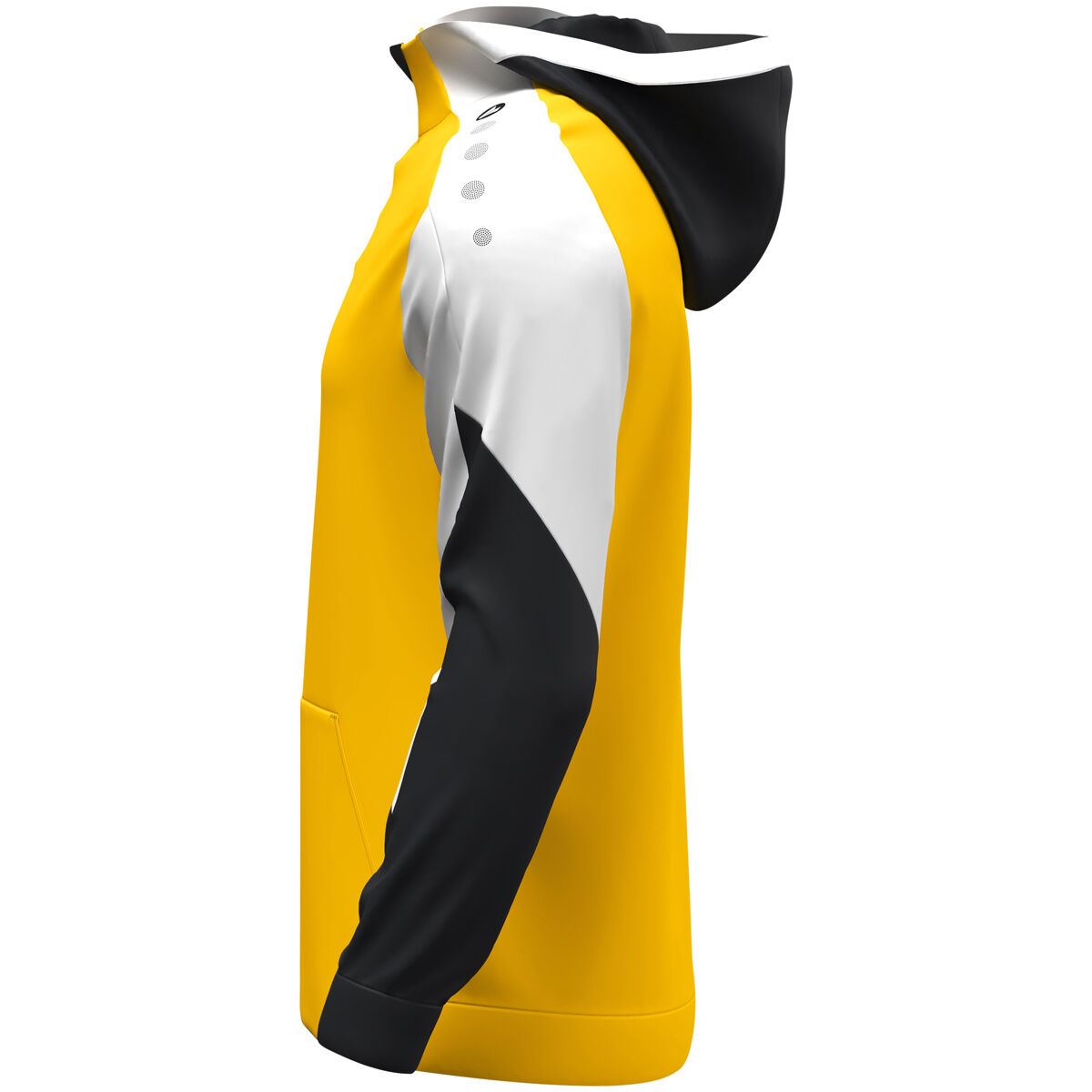 JAKO Zip Hoodie Dynamic gelb/weiß/schwarz 3XL