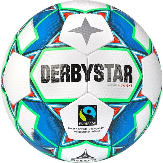 Derbystar Gamma S-Light v22,Trainingsball weiss blau grün, 3 Derbystar Gamma S-Light v22,Trainingsball weiss blau grün, 3