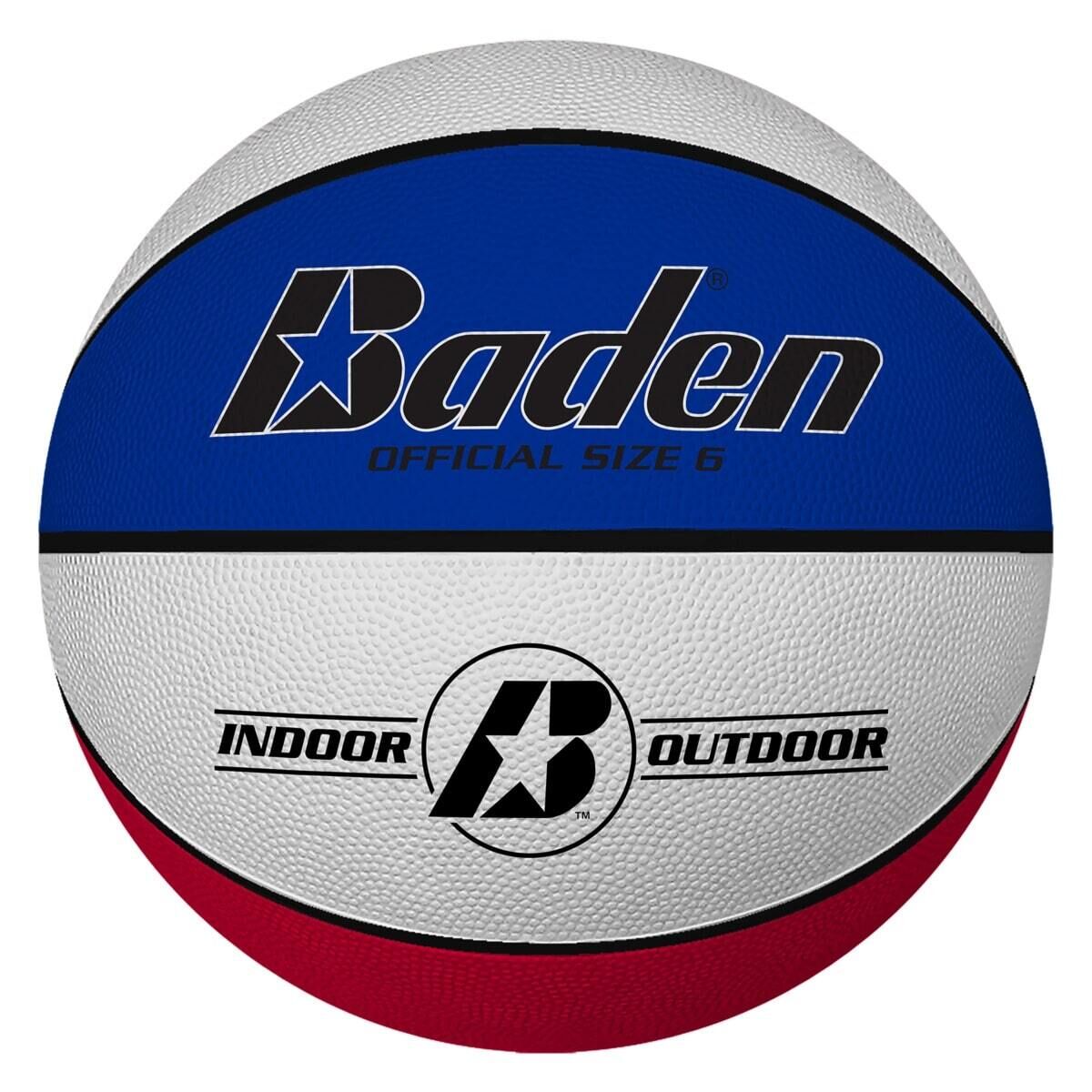 Uhlsport Basic Baden Basketball weiß/rot/royal 6