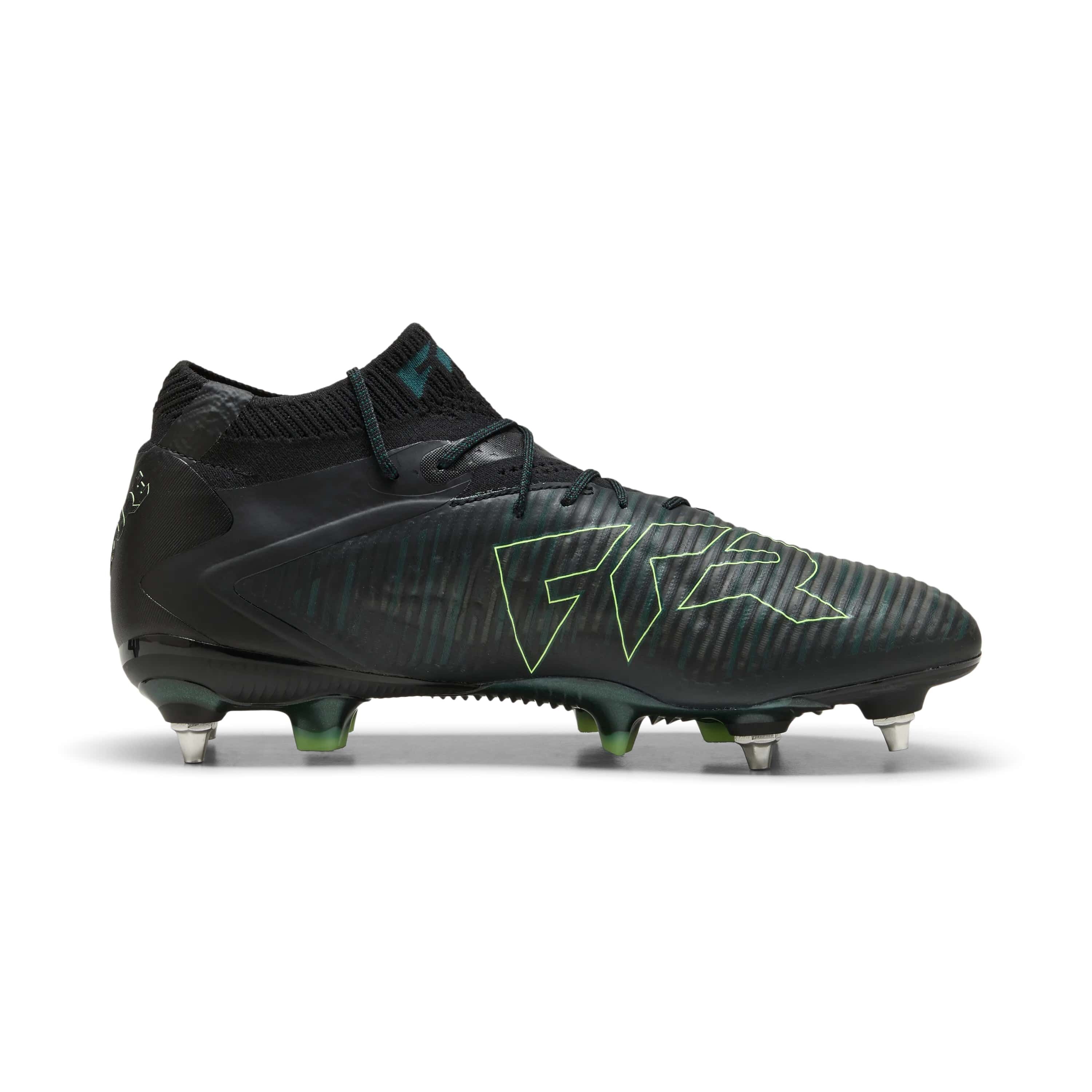 Puma Future 8 Ultimate MxSG Fussballschuhe puma black-fizzy light-green terrain 48