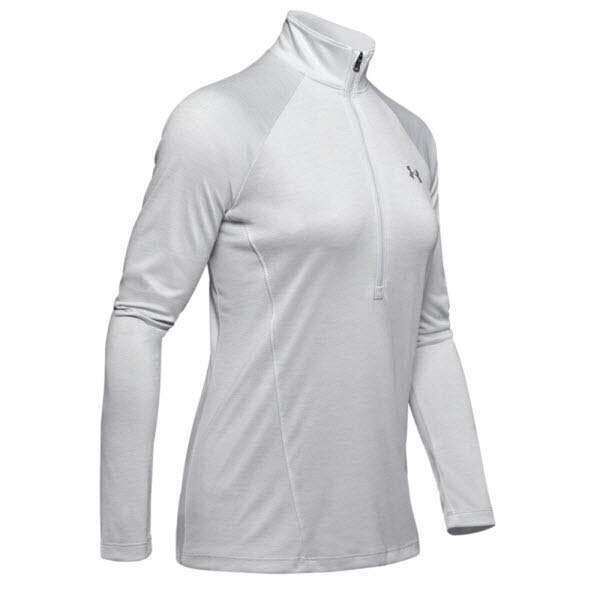 Under Armour Tech 1/2 Zip - Twist-GRY Halo Grau XL