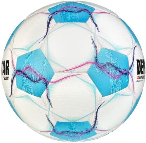 10er PaketDerbystar Bundesliga Brillant Replica Light v24 Trainingsball blau/weiß 4
