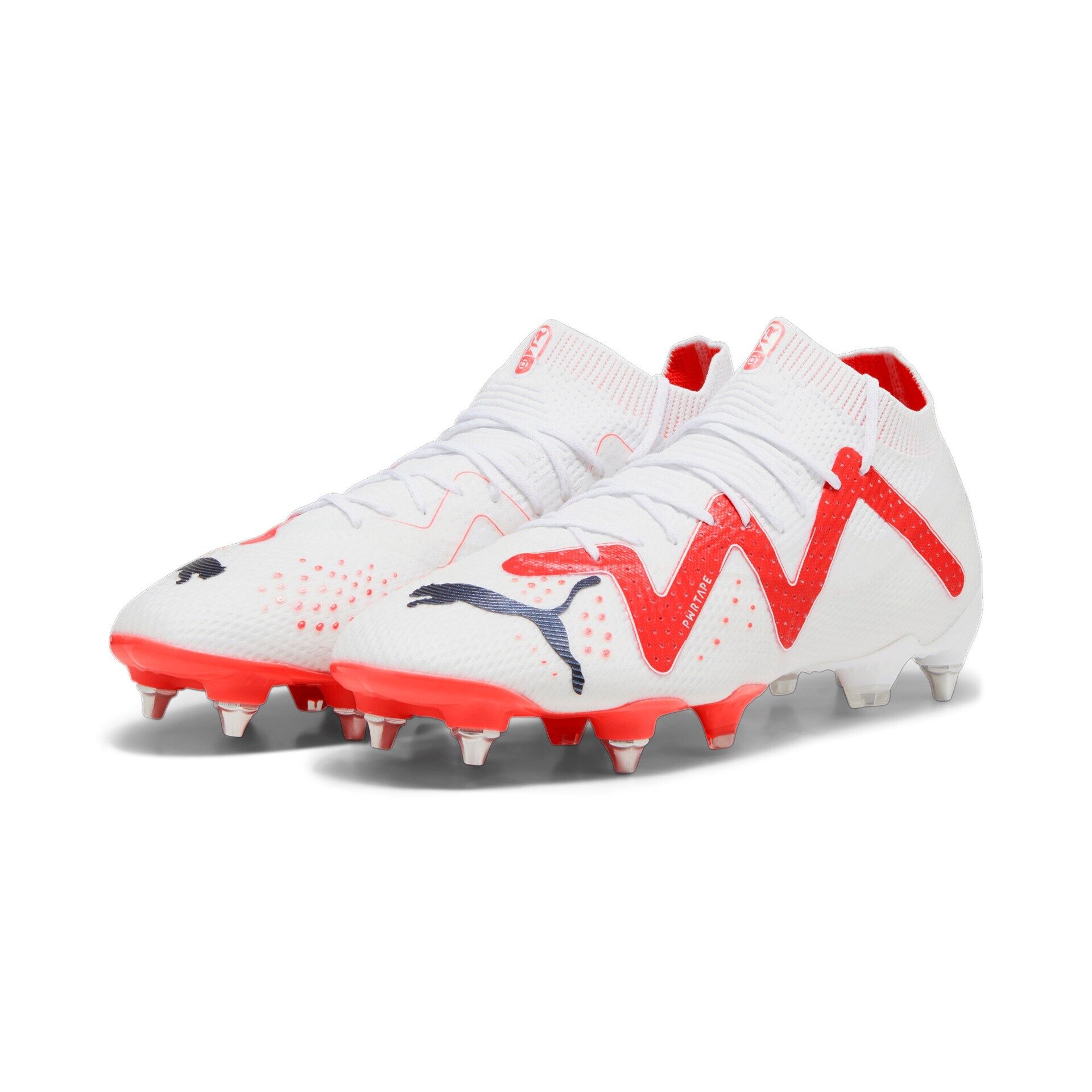 Puma Future Ultimate MXSG Fussballschuhe puma white-puma black-fire orchid 41