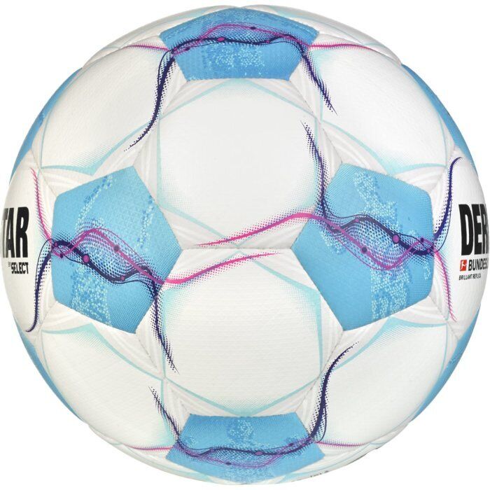 10er Ballpaket Derbystar Bundesliga Brillant Replica S-Light v24 Trainingsball blau/weiß 4