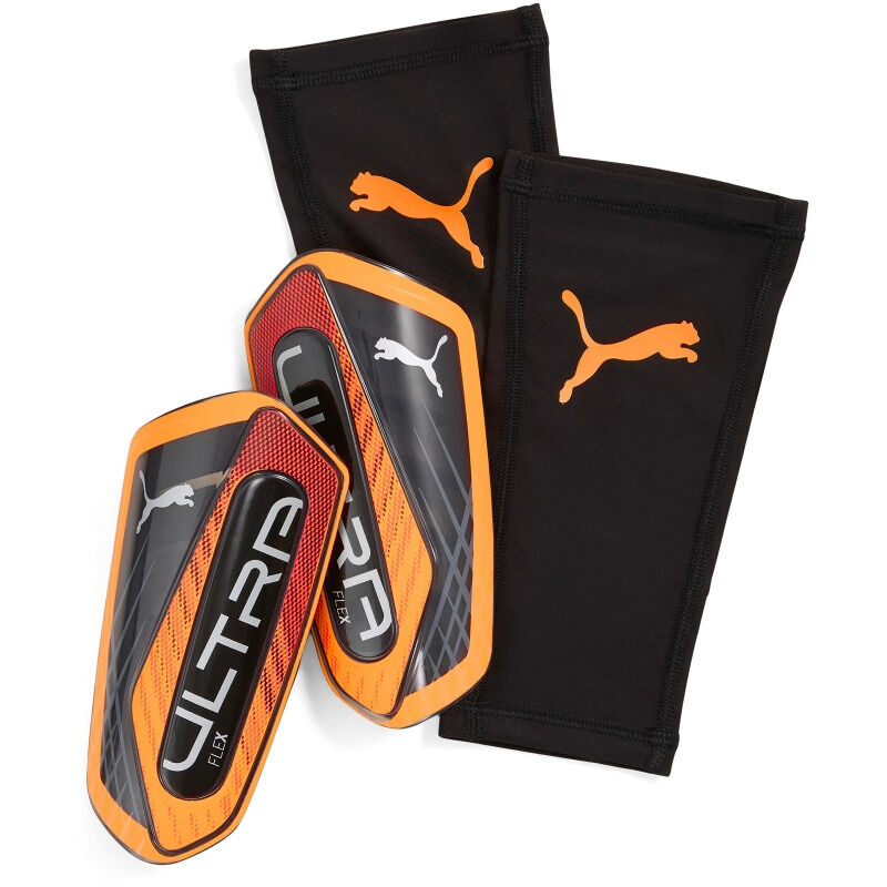 Puma Ultra Flex Sleeve Schienbeinschoner heat fire-glowing red L