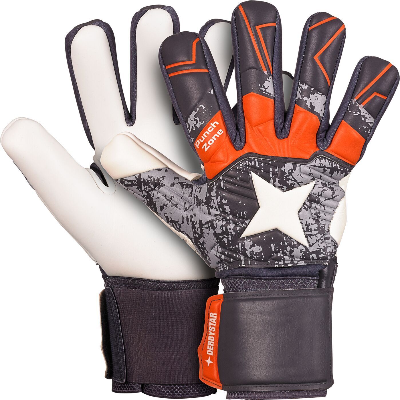 Derbystar Goalie v22 grau orange 8,5