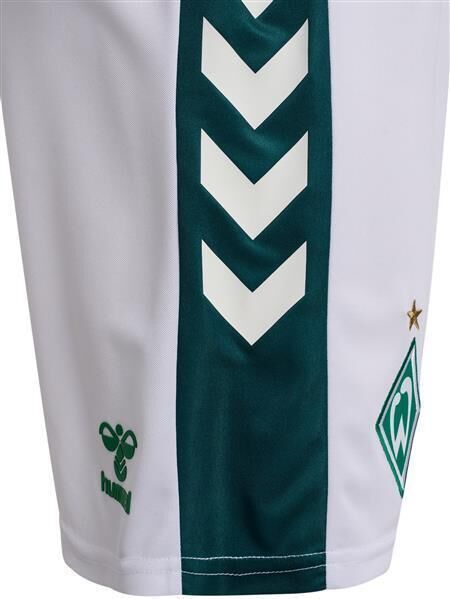 Hummel Werder Bremen Heim Shorts Saison 2025/2026 Kinder weiß 164