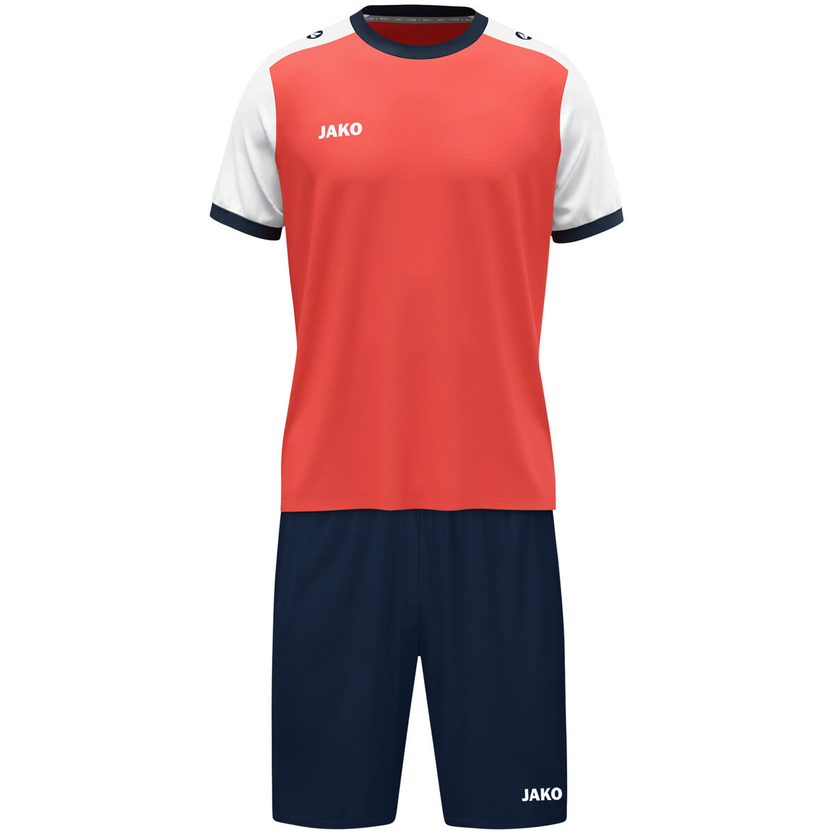 JAKO Trikot Dynamic KA coral/weiß/marine 3XL