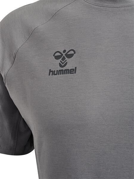 HUMMEL hmlCIMA 2.0 JERSEY S/S - ALLOY MELANGE - 2XL