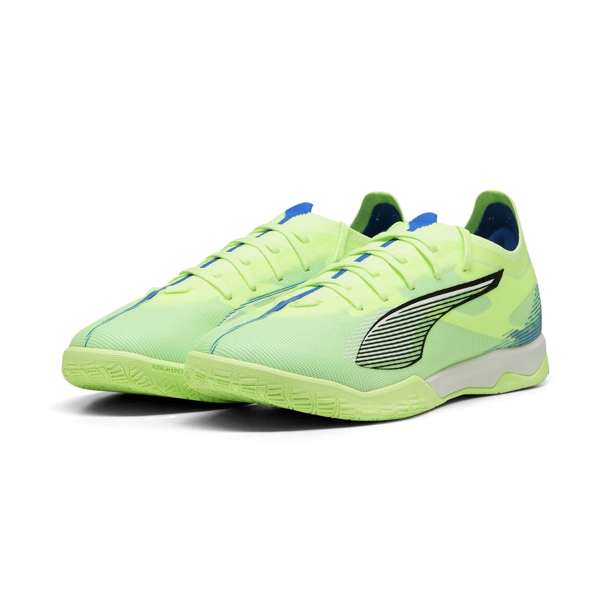 Puma Ultra 5 Match IT Hallenschuhe fizzy apple-puma white-bluemazing 46,5