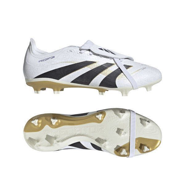 adidas  PREDATOR LEAGUE FT FG/MG Fussballschuhe weiß/schwarz/gold  3½ (36 EU) adidas PREDATOR LEAGUE FT FG/MG Fussballschuhe