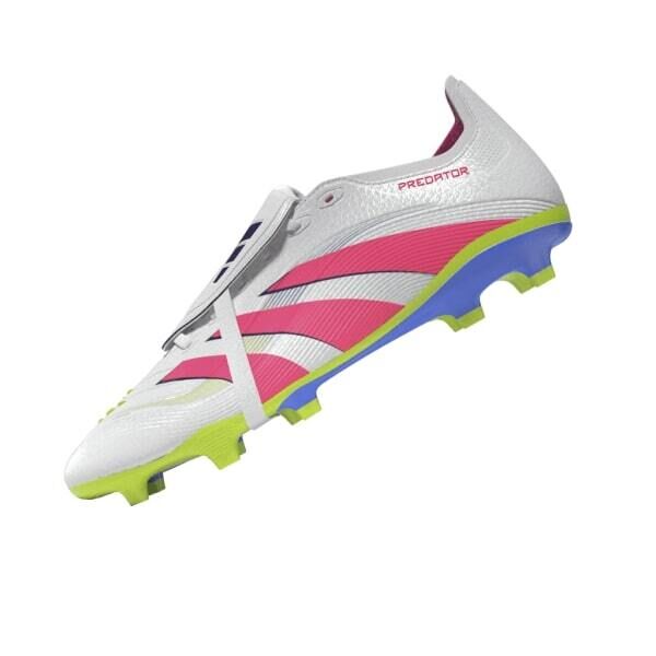 adidas PREDATOR LEAGUE FT FG/MG Fussballschuhe weiß/pink/gelb 13 (48 2/3 EU)