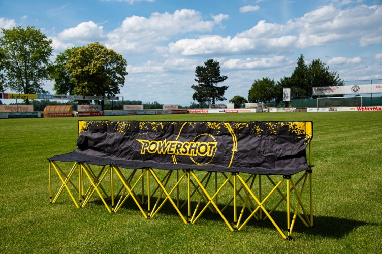 Lynxsport GmbH Faltbare Sitzbank für Spielfeldränder - wetterfest